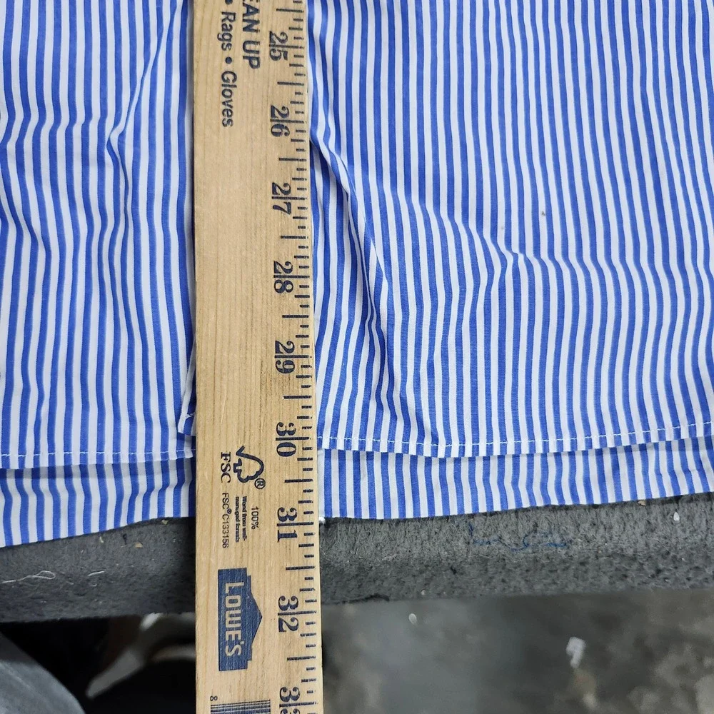 Polo Ralph Lauren Mens Classic Fit Striped Collar French Cuff Shirt 16.5